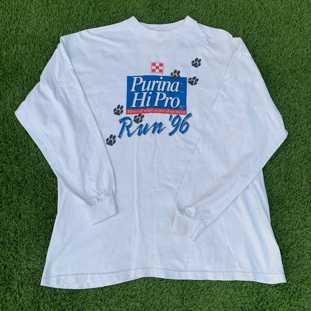 Vintage Purina 1996 Run Long T-shirt